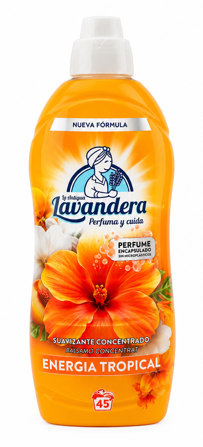 Кондиціонер для білизни Lavandera Luz Tropical Тропічне світло, 1 л (45 прань)