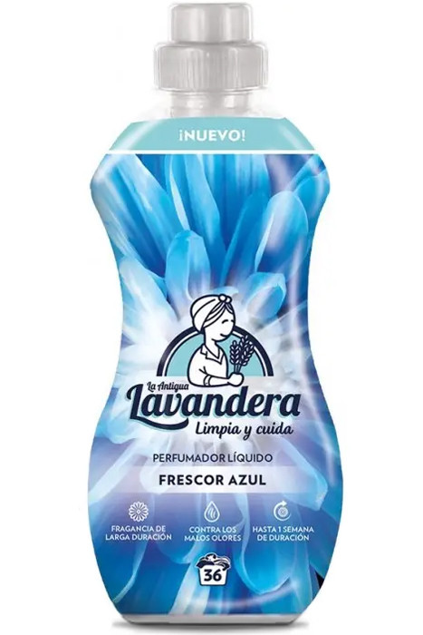 Парфумований кондиціонер для білизни Lavandera Frescor Azul Блакитна Свіжість, 720 мл, (36 прань)