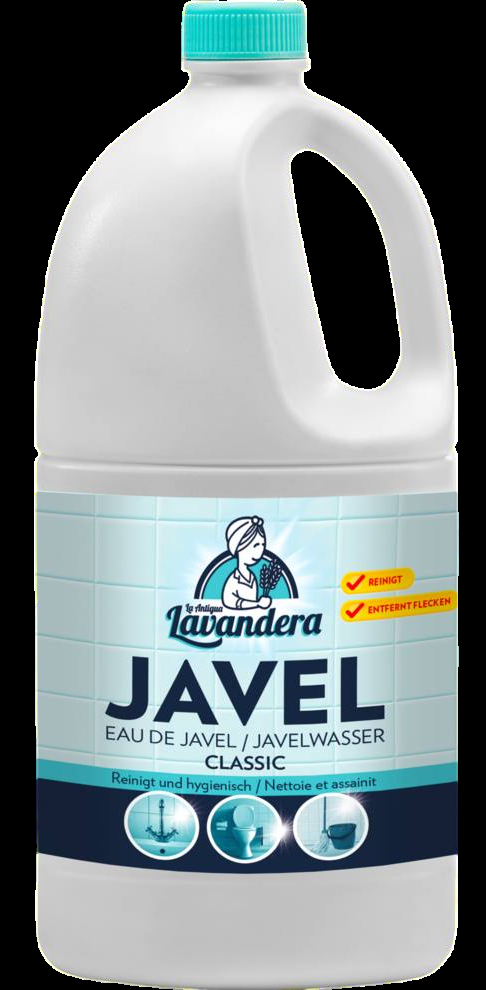 Універсальний дезінфектор Lavandera Javel Classic для миття різних поверхонь, 2 л