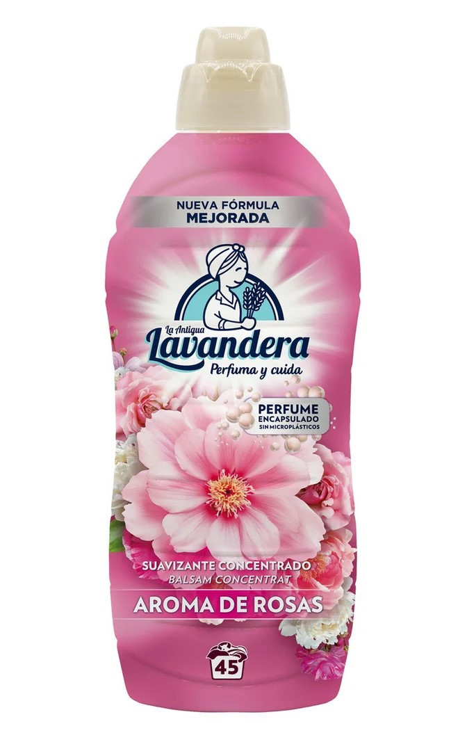 Кондиціонер для білизни Lavandera Aroma de Rosas Аромат троянди, 1 л (45 прань)