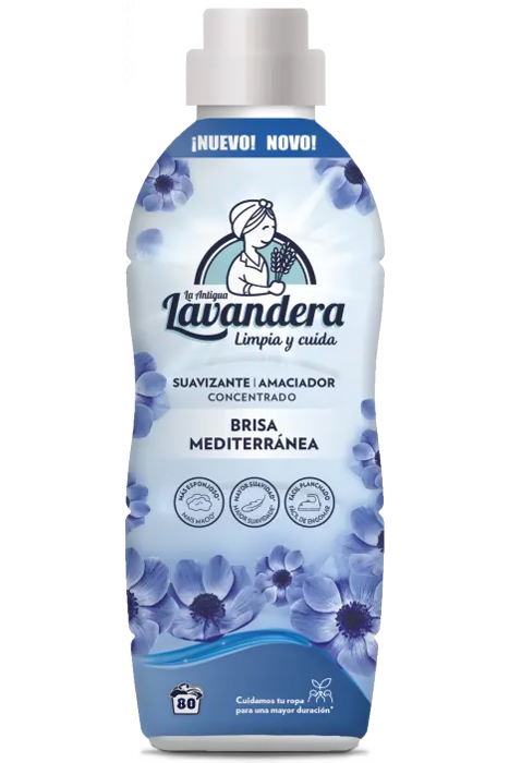 Кондиціонер для білизни Lavandera Brisa Mediterranea Середземноморський Бриз, 1.76 л (80 прань)