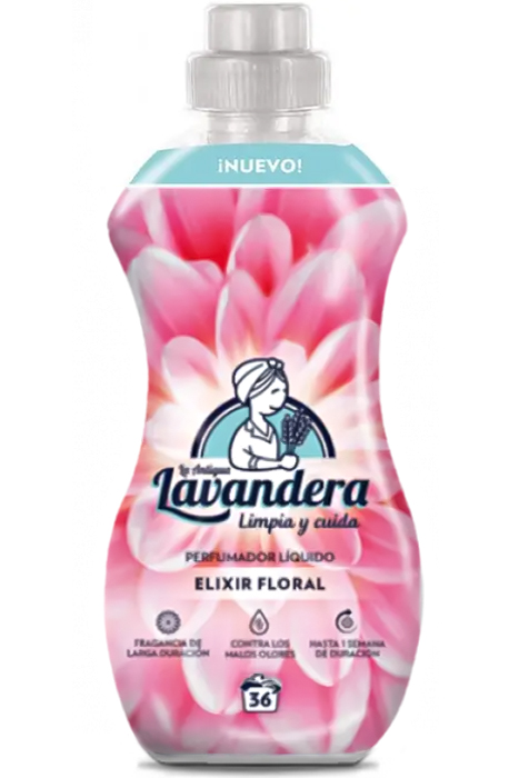 Парфумований кондиціонер для білизни Lavandera Elixir Floral Квітковий еліксир, 720 мл (36 прань)