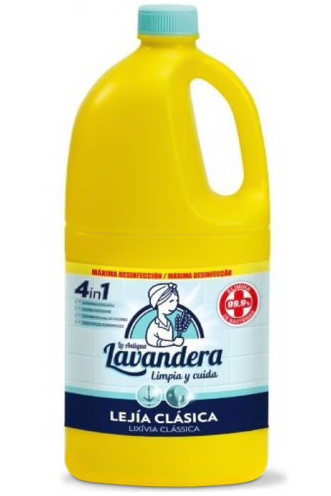 Универсальный дезинфектор-отбеливатель Lavandera clasica 4в1 классический, 2 л1
