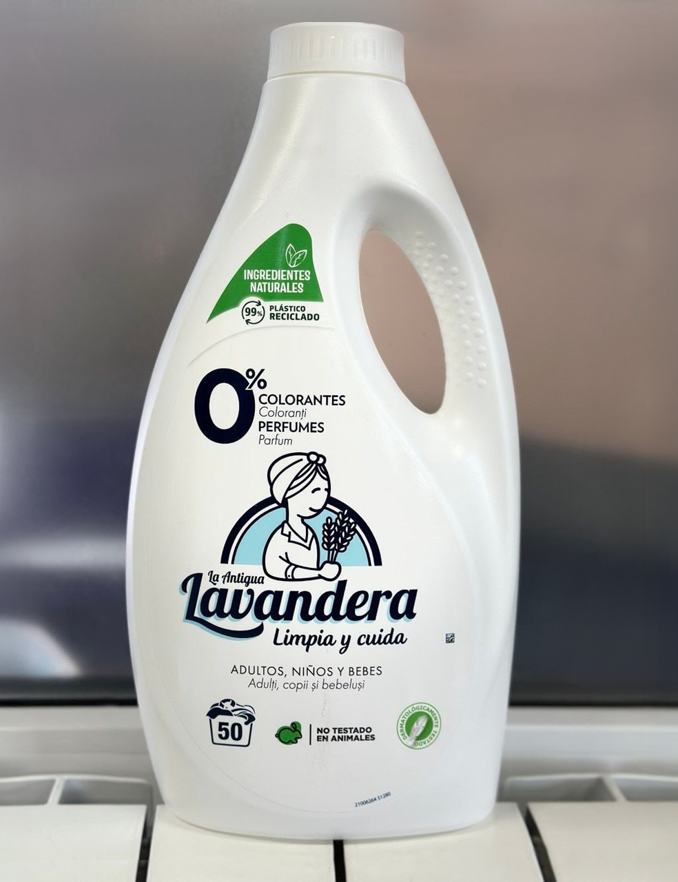 Гель для прання La Antigue Lavandera Natural без аромату, 2.5 л (50 прань)2