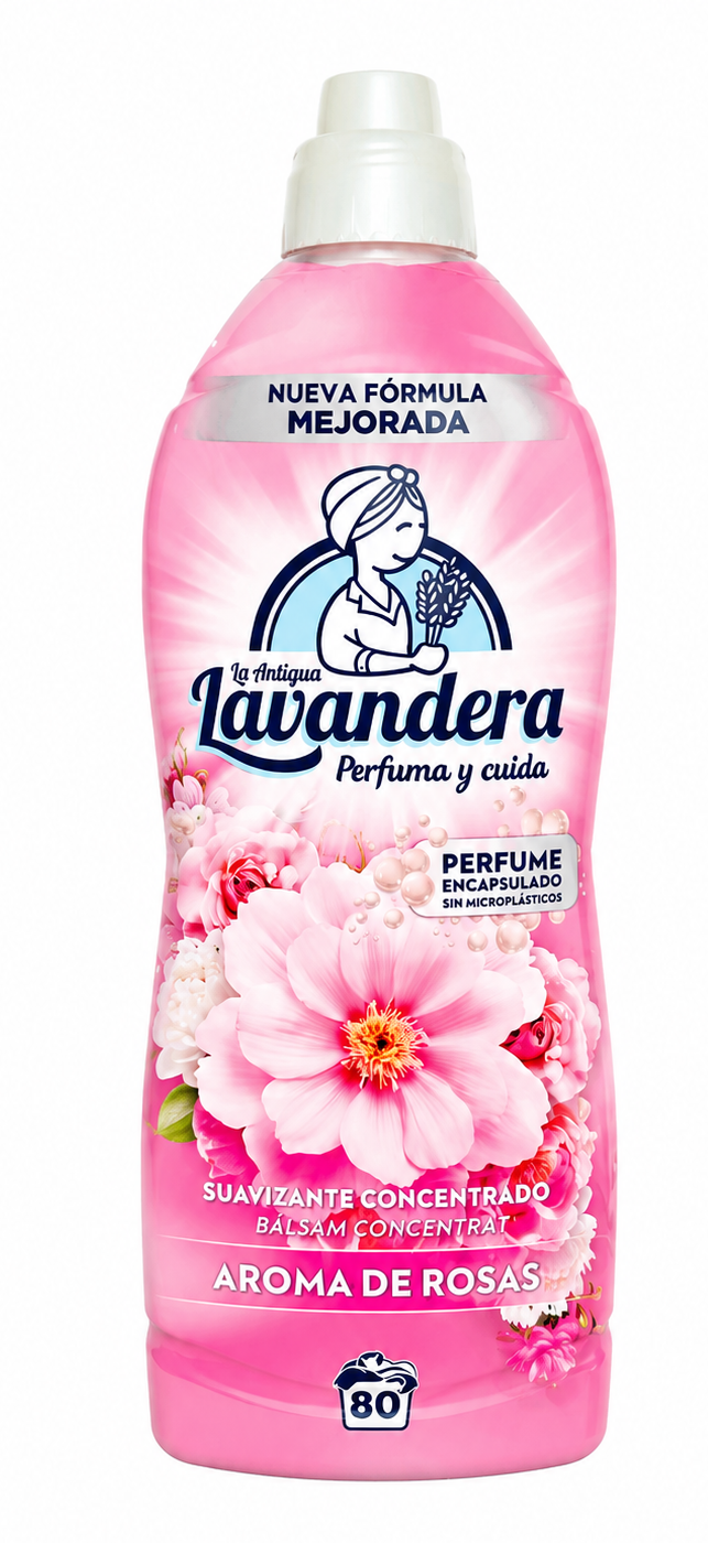 Кондиціонер для білизни Lavandera Aroma de Rosas Аромат троянди, 1.76 л (80 прань)