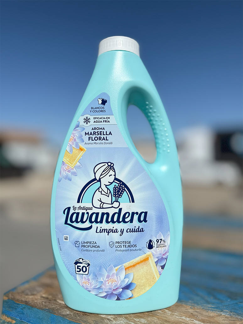 Гель для прання Lavandera Marsella Floral з ароматом марсельського мила та квітів, 2,5 л (50 прань)2