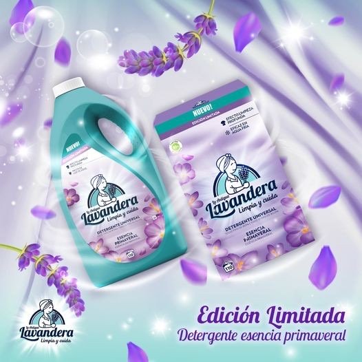Гель для прання Lavandera Esencia Primaveral зі свіжим весняним ароматом, 4,9 л (110 прань)2